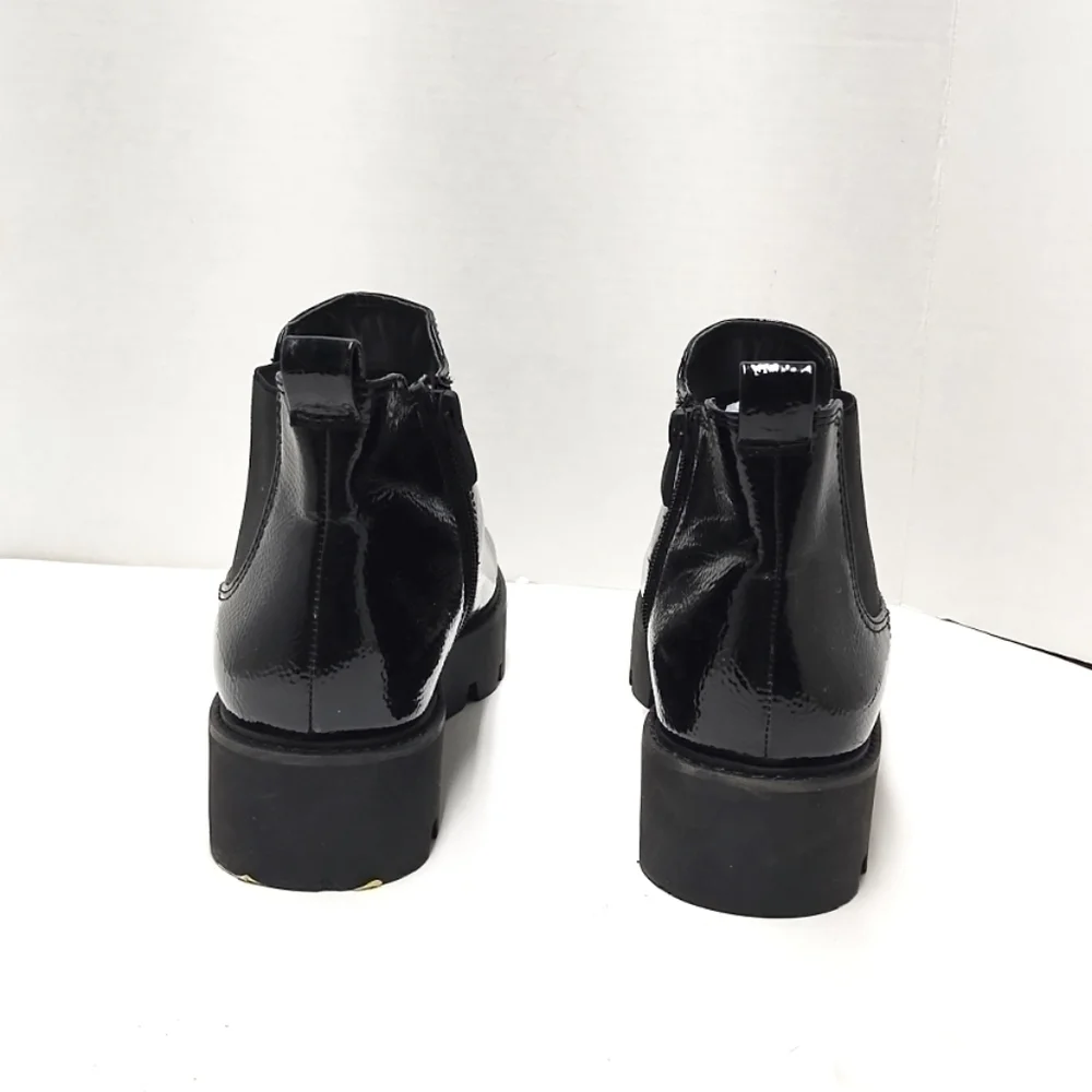 Franco Sarto patent  leather ankle boots Size: 10M